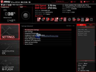 MSI B360 BIOS 4